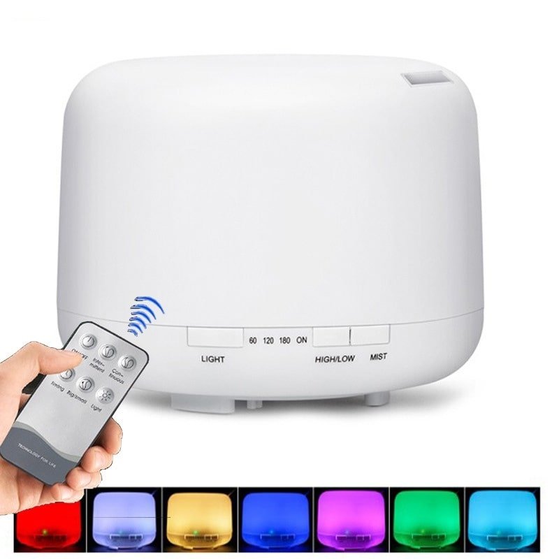 Modevo 5 - in - 1 Ultrasonic Aromatherapy Diffuser w/ Remote - Modevo