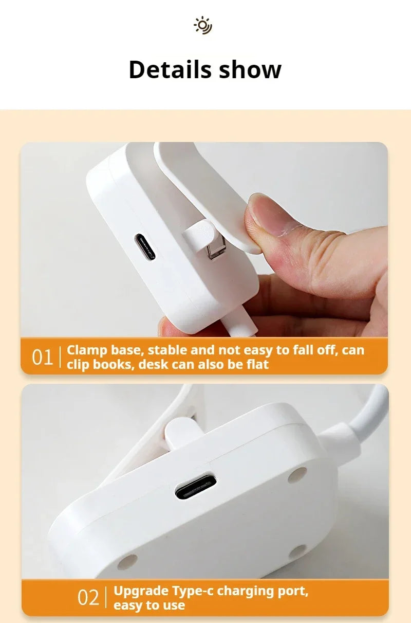 Mini Clip LED Book Lamp