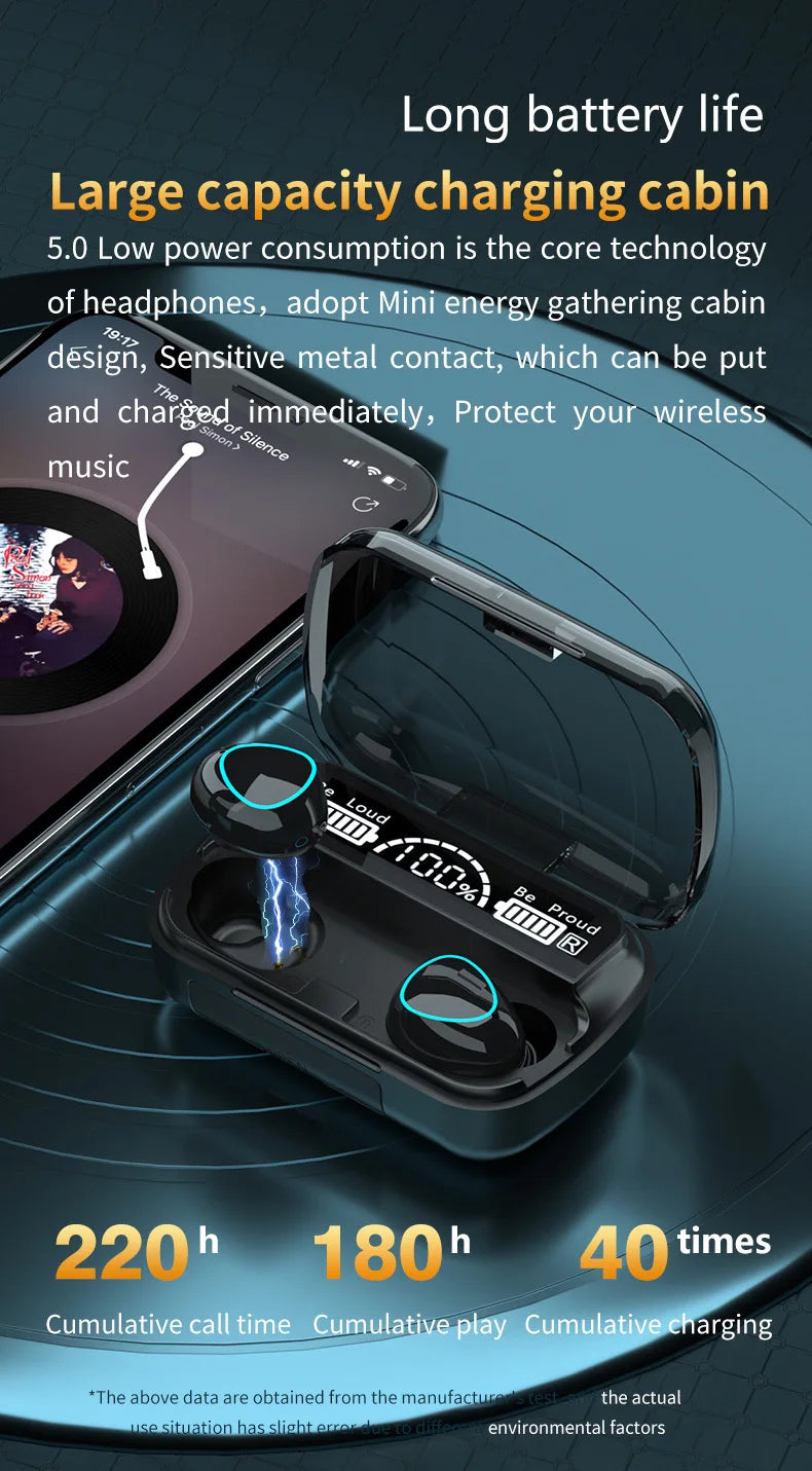 M10 Wireless Earbuds | Power, Performance, and Precision