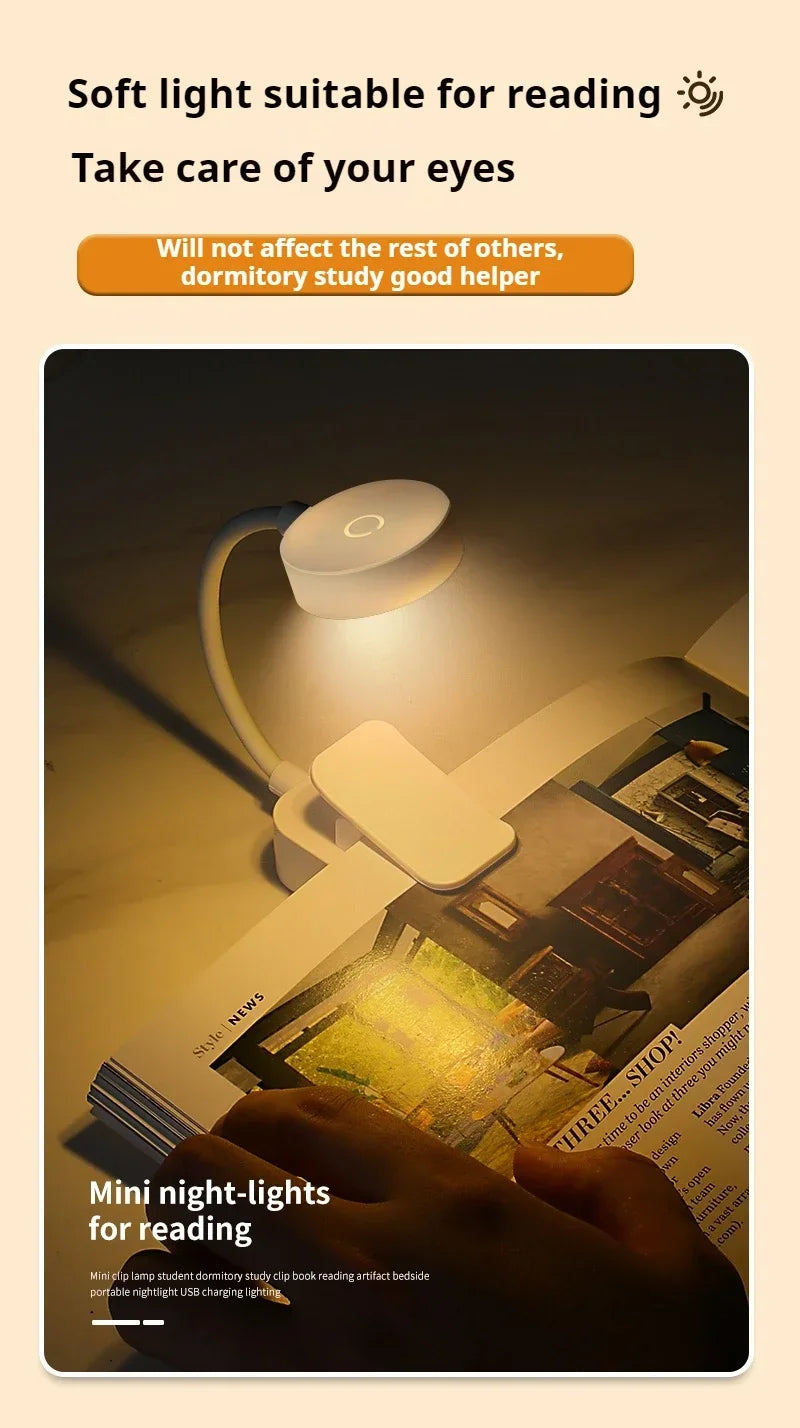 Mini Clip LED Book Lamp
