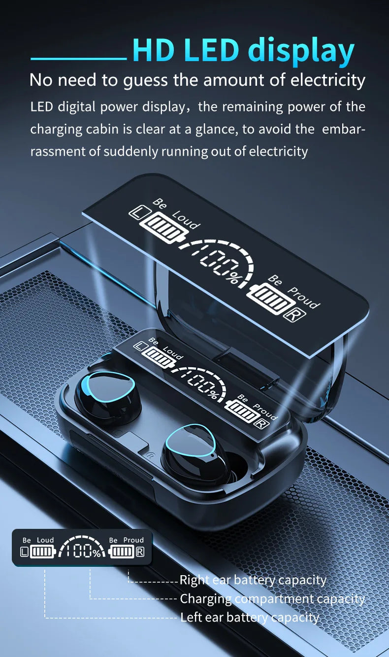M10 Wireless Earbuds | Power, Performance, and Precision