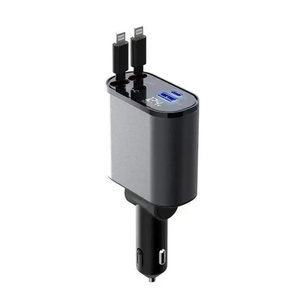 Modevo Super - Fast Clutter Free Retractable Car Charger - Modevo