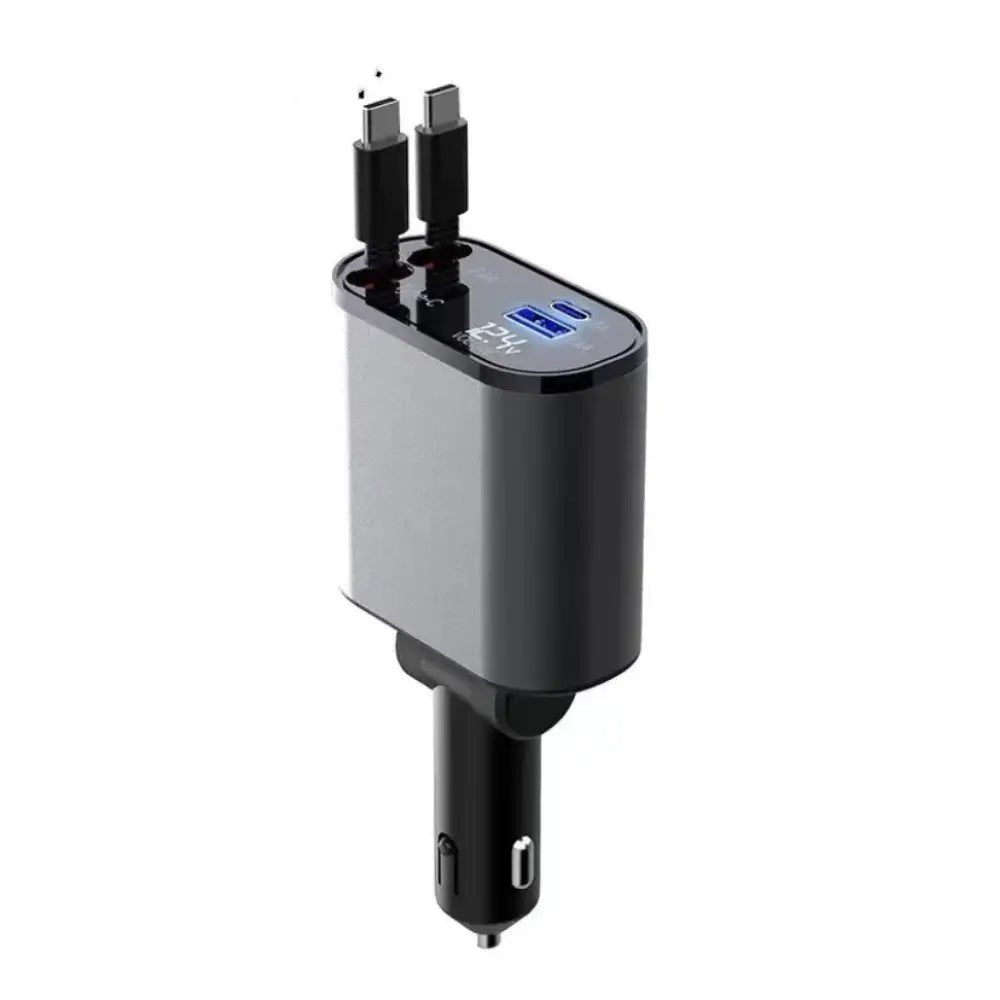 Modevo Super - Fast Clutter Free Retractable Car Charger - Modevo