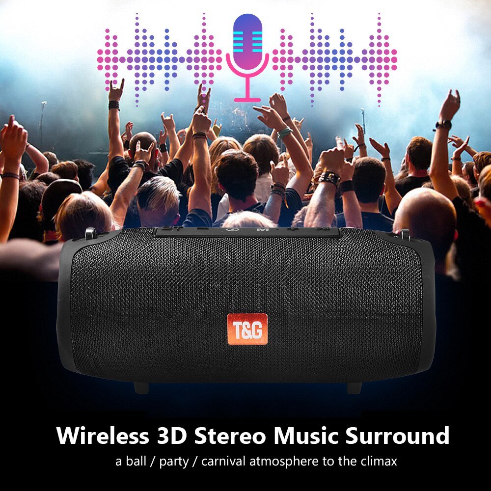 Modevo Waterproof Portable Bluetooth Speaker With Strap - Modevo