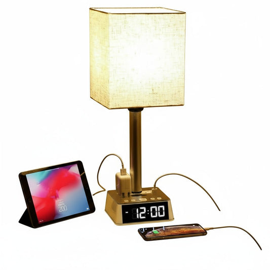 Modevo Lamp w/ 4 USB Ports - Modevo